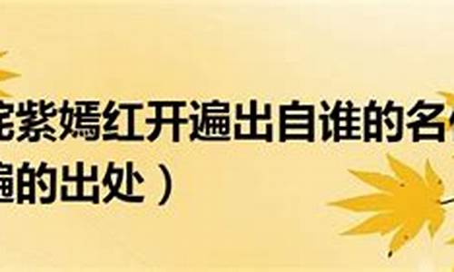 原来姹紫嫣红开遍_原来姹紫嫣红开遍,似这般都付与断井颓垣